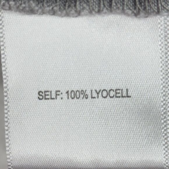 Jane + Delancey Tunic Top Blouse Gray Acid Wash 2X Smocked Ruffle Sleeve Boho - Picture 6 of 13